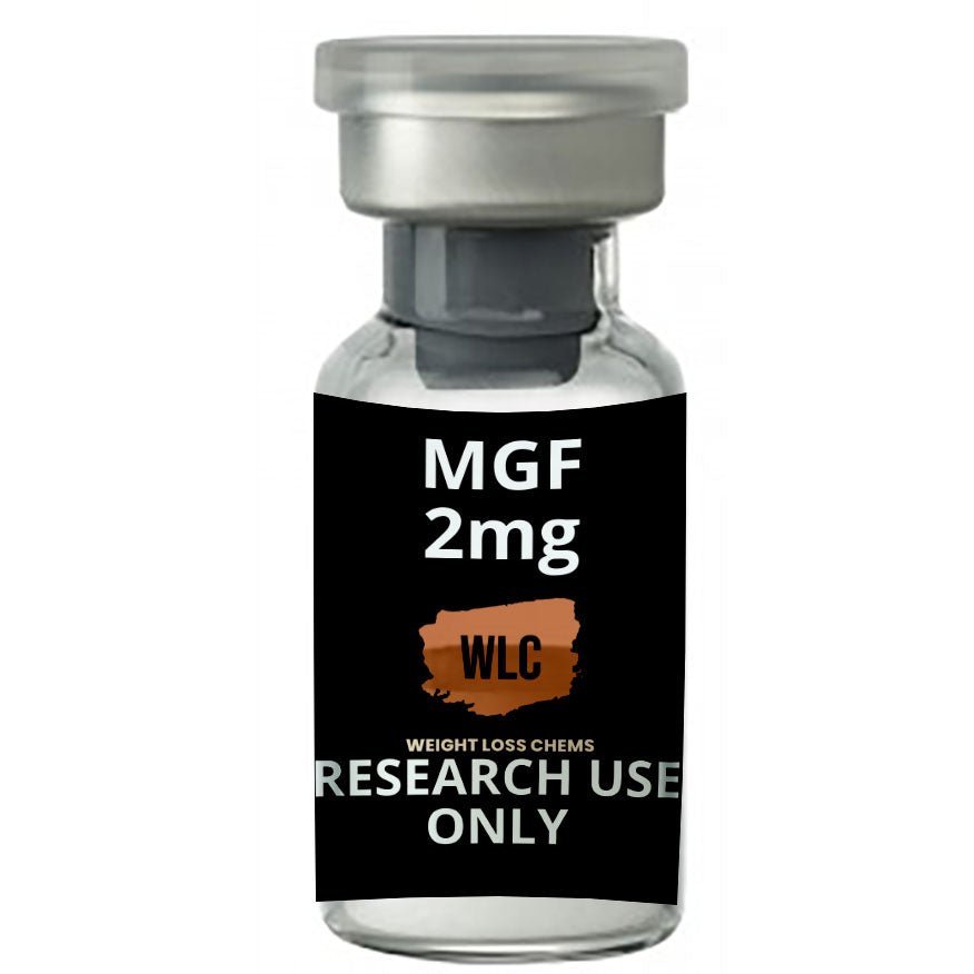 MGF 2mg vial for research use only.  Weight Loss Chems product.